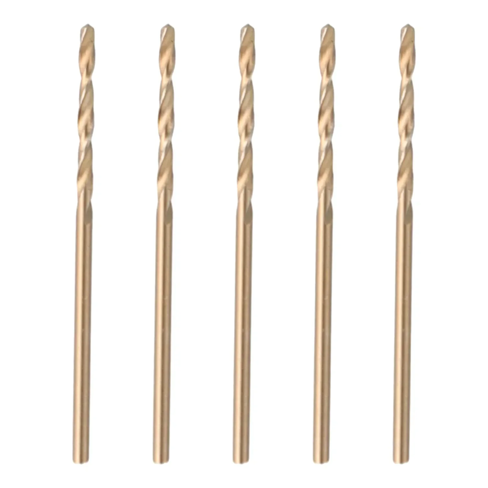 Cobalto Broca Auger, Aço Inoxidável, Metal, Cortador de Madeira, 135 Graus Split Point Tip, 1 a 4mm HSS, 5Pcs