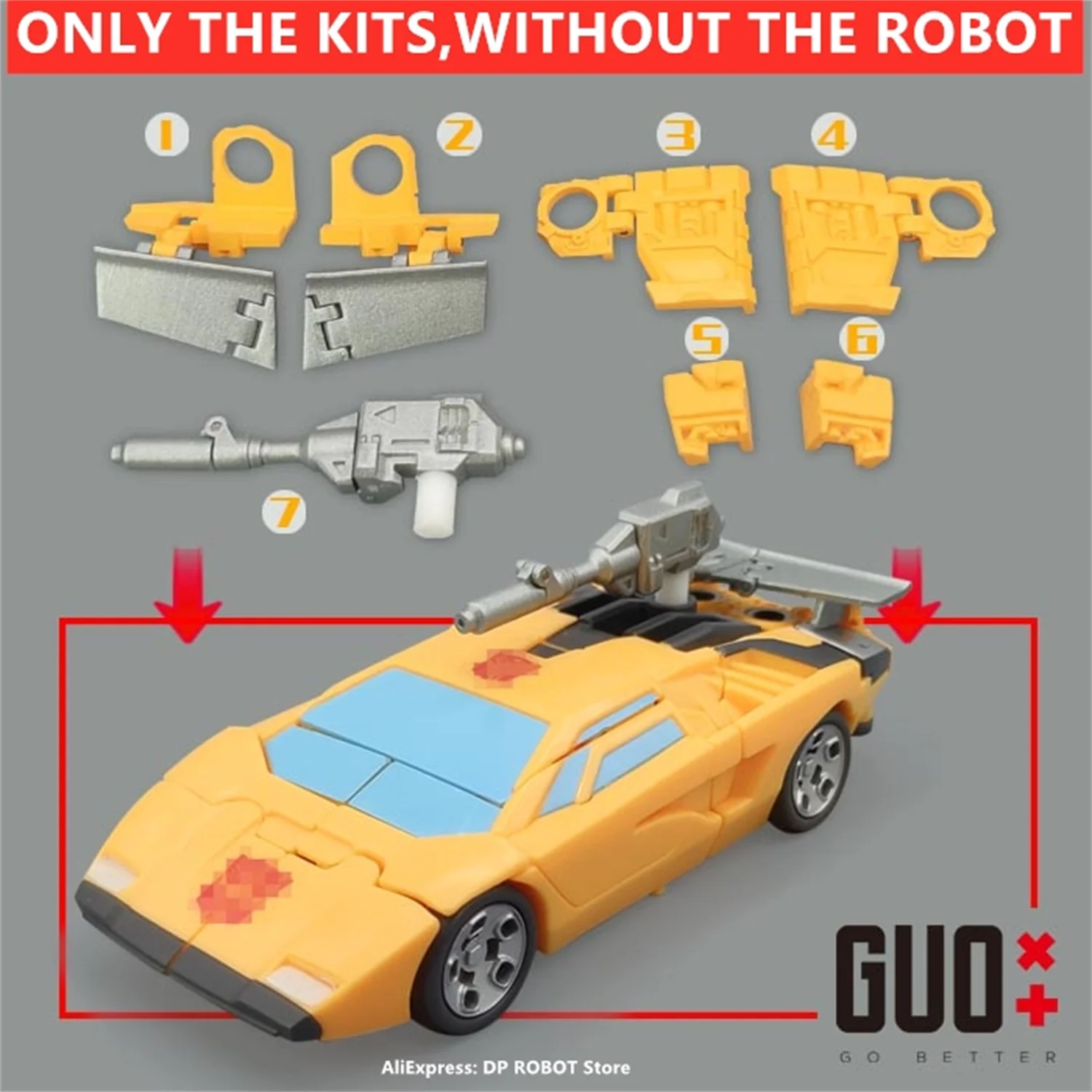 GO BETTER Replenish Filler Upgrade Kit For Generations Select Sunstreaker Accessories