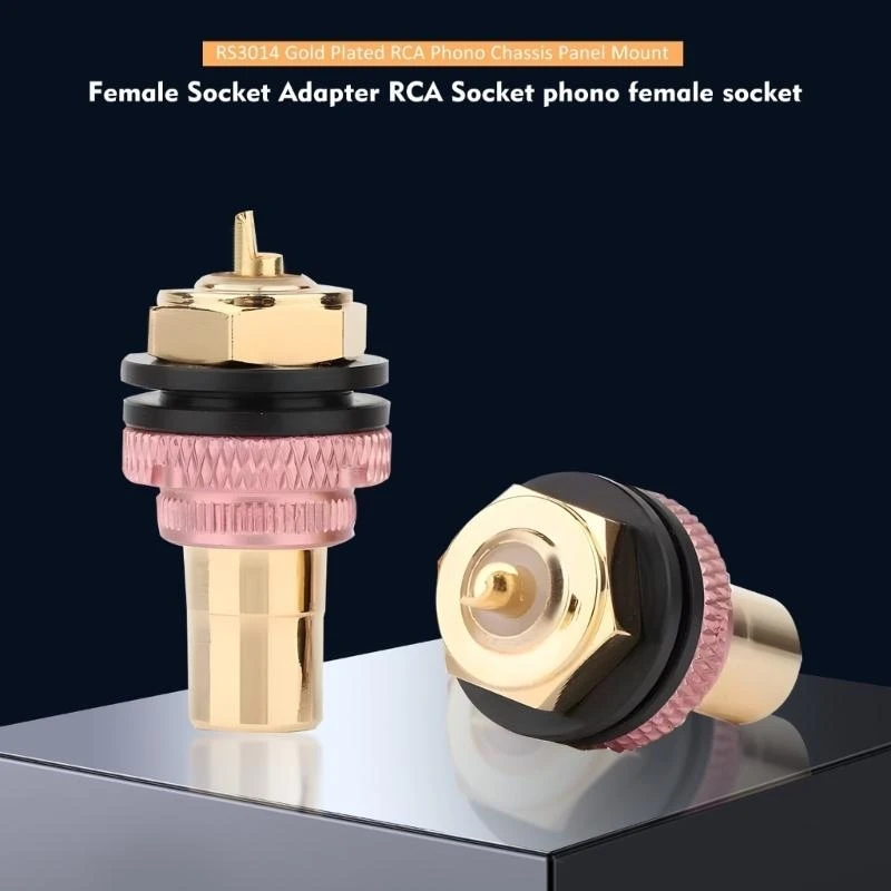 Y2GD Brass Radio Focket Focket Gold Gold Female Auditory Terminal Universal