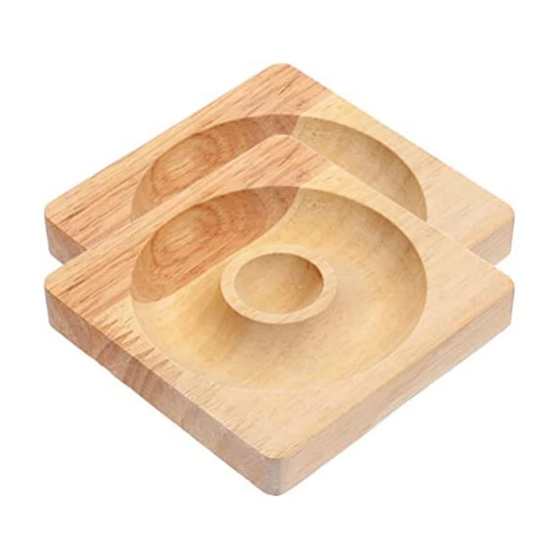 

2 Piece Wood Bangle Display Tray Jewelry Storage Holder Beading Jewelry Organizer Tray DIY Craft Tool Decorative Accessories