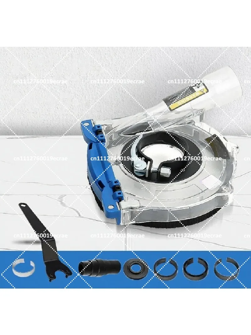 Angle Grinder Dust Cover, Cutting Guard for Stone Concrete, Vacuum Compatible Protective Shield