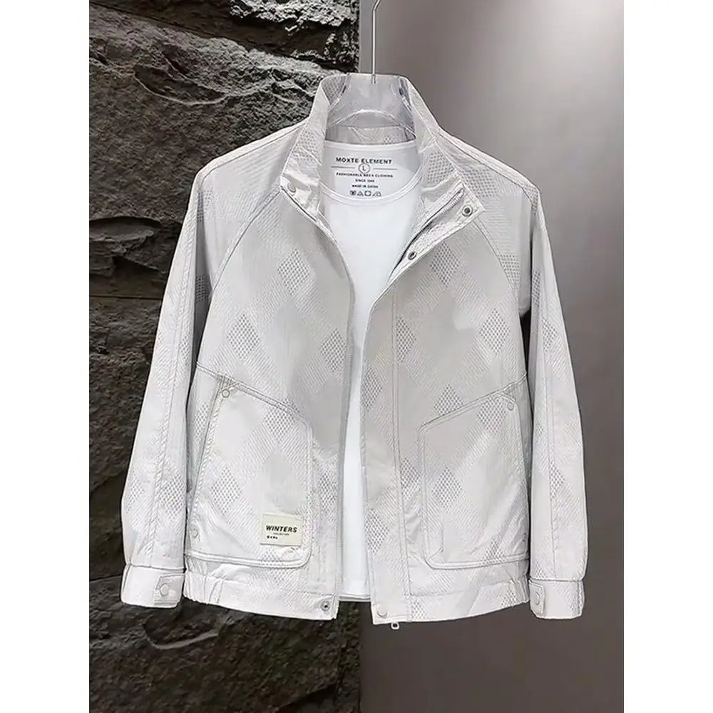 

Spring Autumn Loose Men's Jaet Sli Streetwear High Street Trendy Harajuku Korean Sle Casual Coat for Teenagers