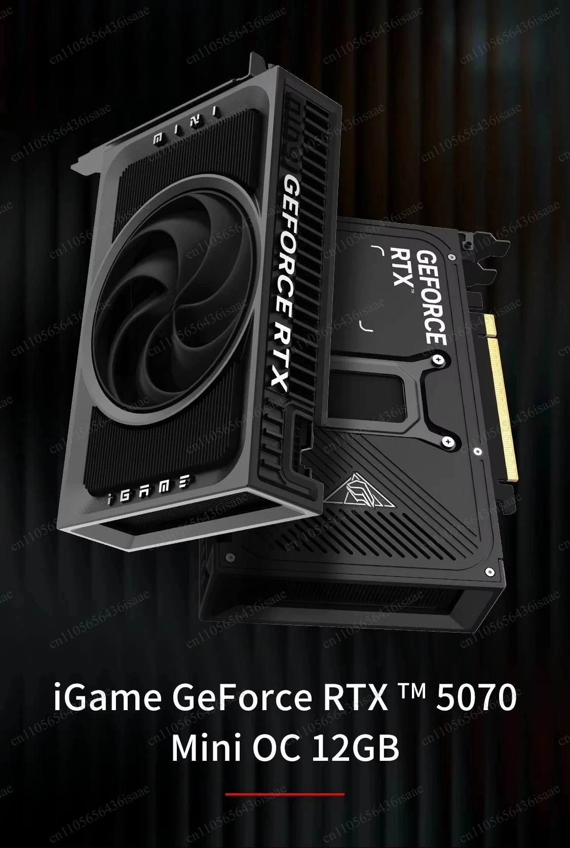 COLORFUL iGame RTX 5070 Mini OC｜12GB, 180mm Compact, ARGB, ITX Mini‑PC GPU