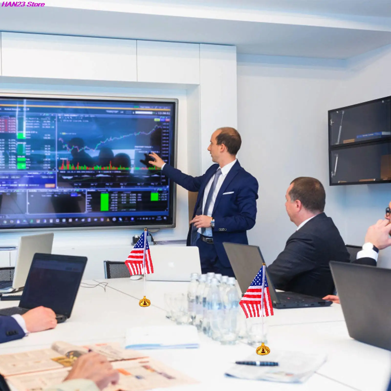 12 قطعة مستديرة علم يوضع على المكتب قواعد قواعد علم صغير عصا صغيرة أعلام الطابق حامل قاعدة ل Indo 2022