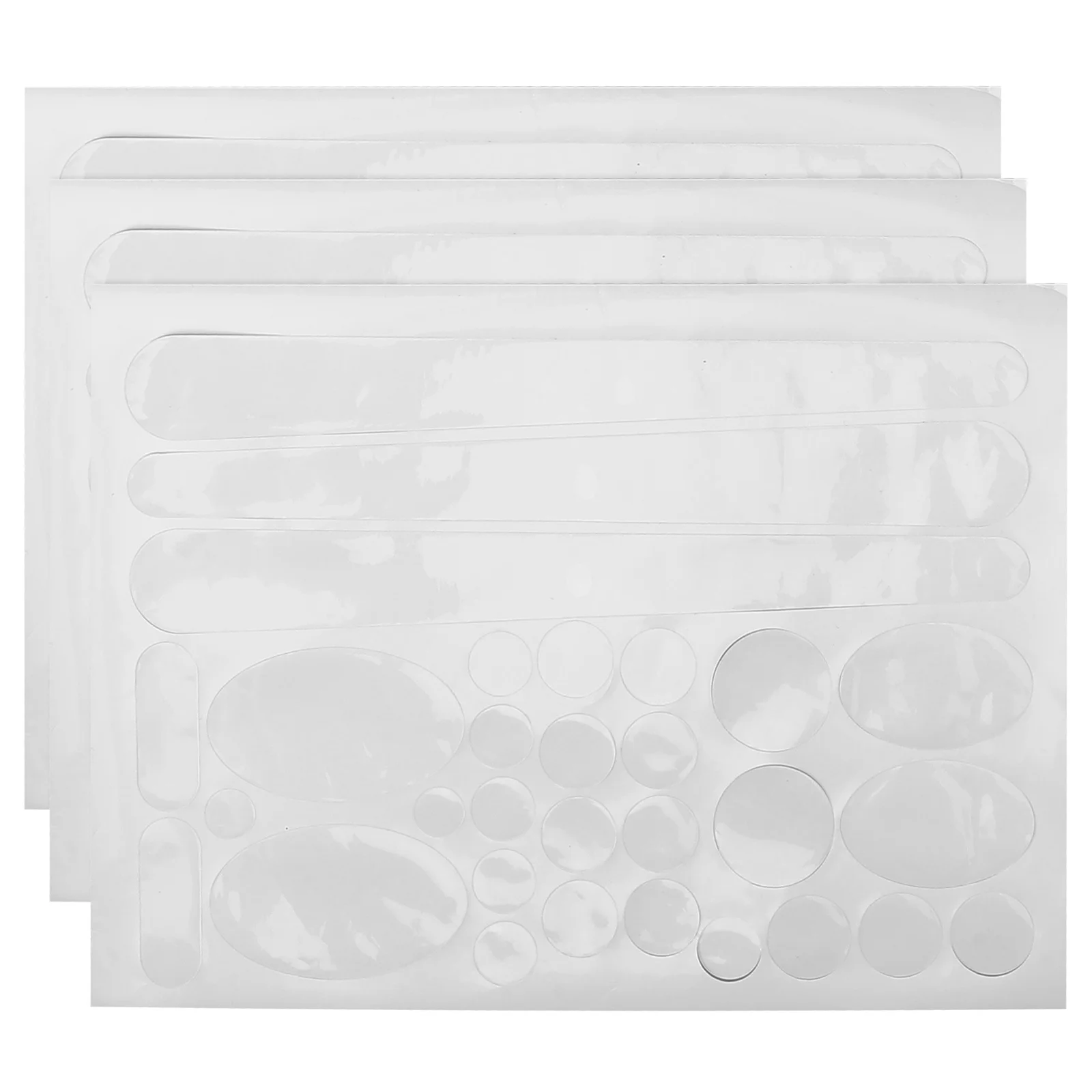 

3Pcs Bicycle Frame Protectors Easy Installation Longlasting Adhesion Anti Scratch Decals for and Road Bikes