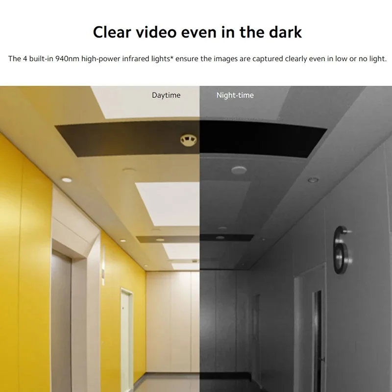 جديد Xiaomi جرس الباب الذكي 3 CN الإصدار 2K الترا HD للرؤية الليلية جرس باب يتضمن شاشة عرض فيديو بطارية طويلة AI التعرف على الإنسان لتطبيق Mi home #4