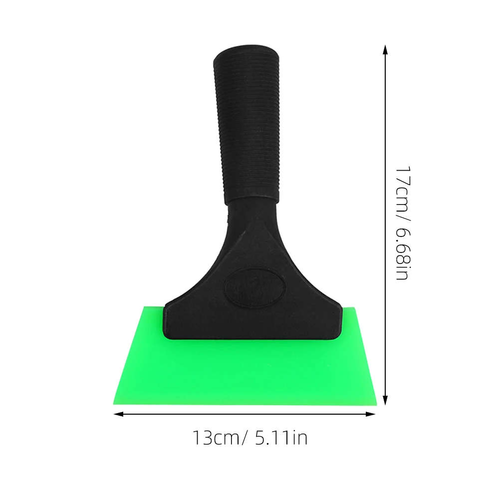 

2pcs Car Film Scraper Set Durable Vinyl Squeegee Green Color Window Cleaning Tools Wrap Sticker Mounting Auto Vehicle