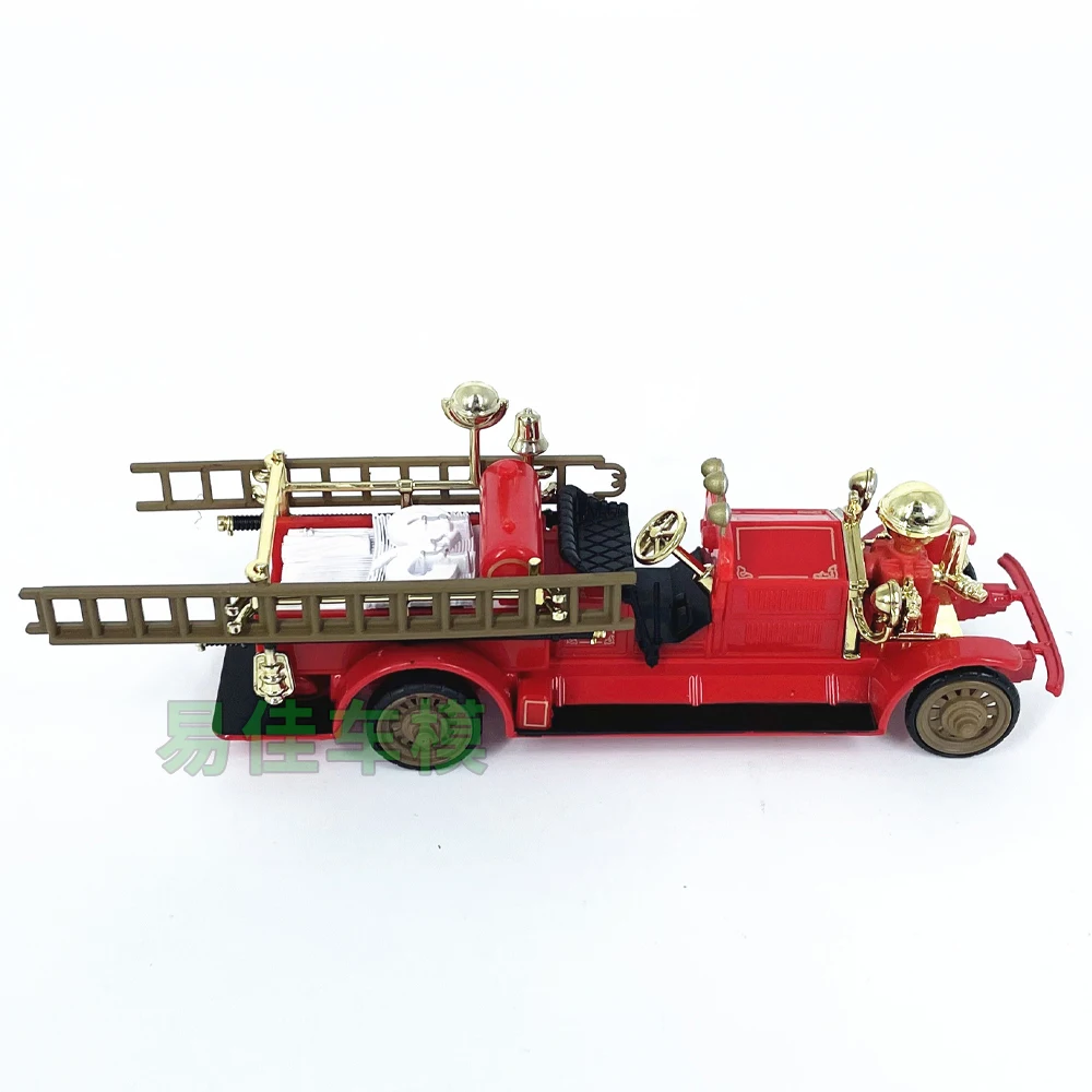 Diecast escala 1:64 americano 1924 motor de bomberos coche en miniatura de aleación juguete coleccionable regalo recuerdo adorno de exhibición