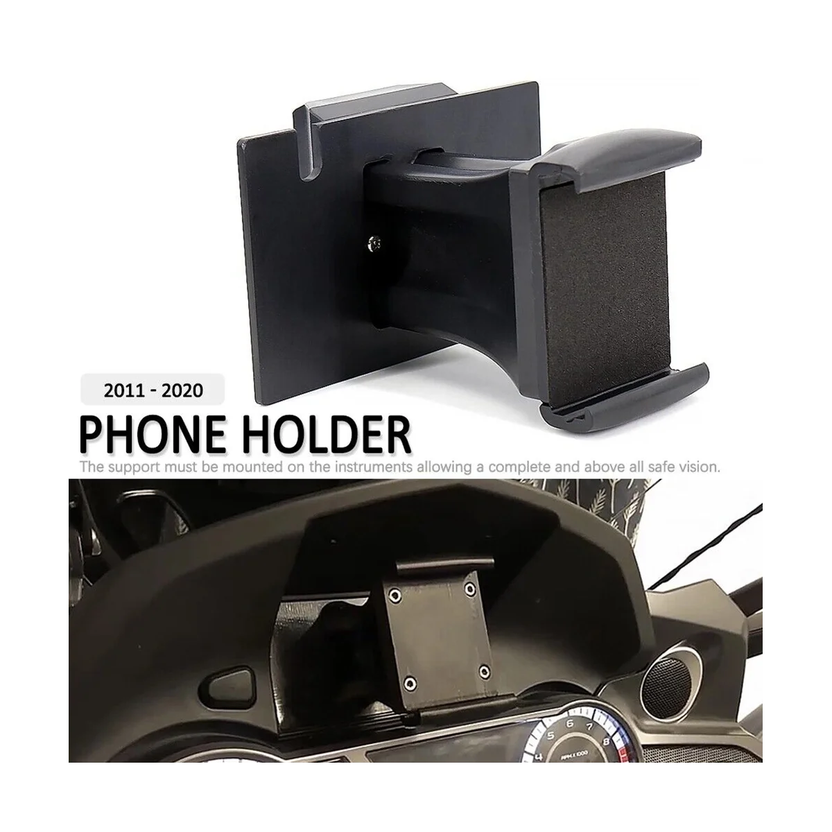 Motorcycle GPS Mobile Phone Holder Navigation Bracket for BMW K1600B K1600GT 2011-2020