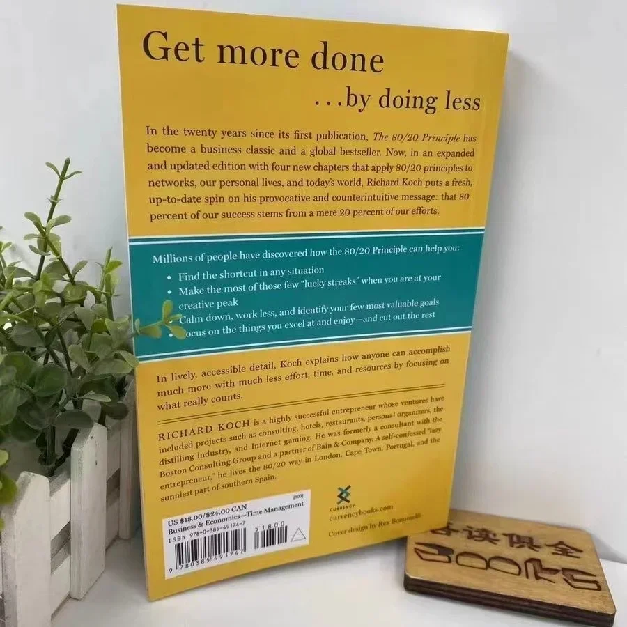 The 80/20 Principle By Richard Koch The Secret to Achieving More with Less Novel Paperback In English