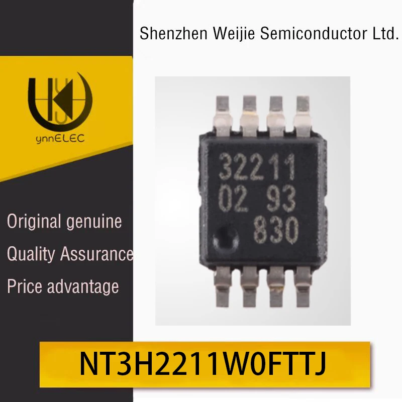 

Оригинальный NT3H2211W0FTTJ Silkscreen 32211, пакет TSSOP-8-3 мм, чип радиочастотной карты