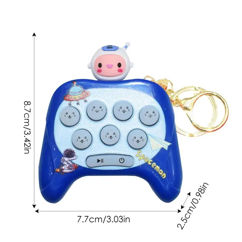 Fast Push Bubble Game Electronic Bubble Handheld Machine Toy Impact-Resistant Relaxation Game Toy For Boys Teens And Girls