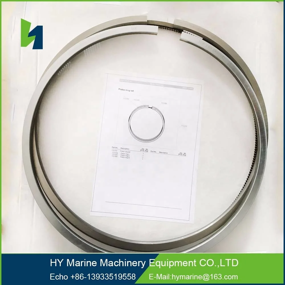 High Quality Piston Rings for WARTSILA W8L32 Marine Engine Essential Ship Marine Supplies