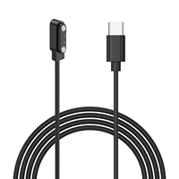USB Type C 2 Pin 0.16in Magnetic Charging Cable For YAMAY SW022/AGPTEK LW11/Ticwatch GTX/Haylou Solar LS05/RT LS05S/IMILAB KW66