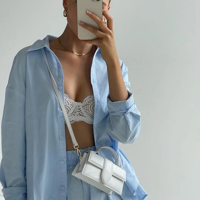 Women Tracksuits Shirt With Mini Shorts Cotton Two Pieces Sets Fashion Clothing Outfits Women Blouses Fashion Tracksuits