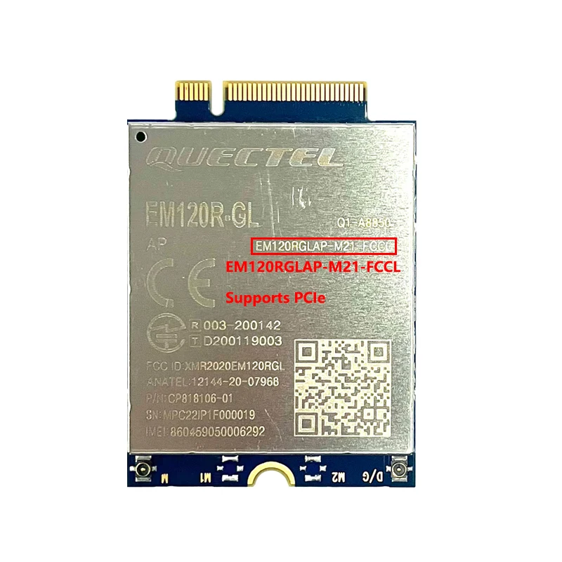 Quectel EM120R-GL LTE-A Cat12 4G M.2 Module PCIE WWAN Card