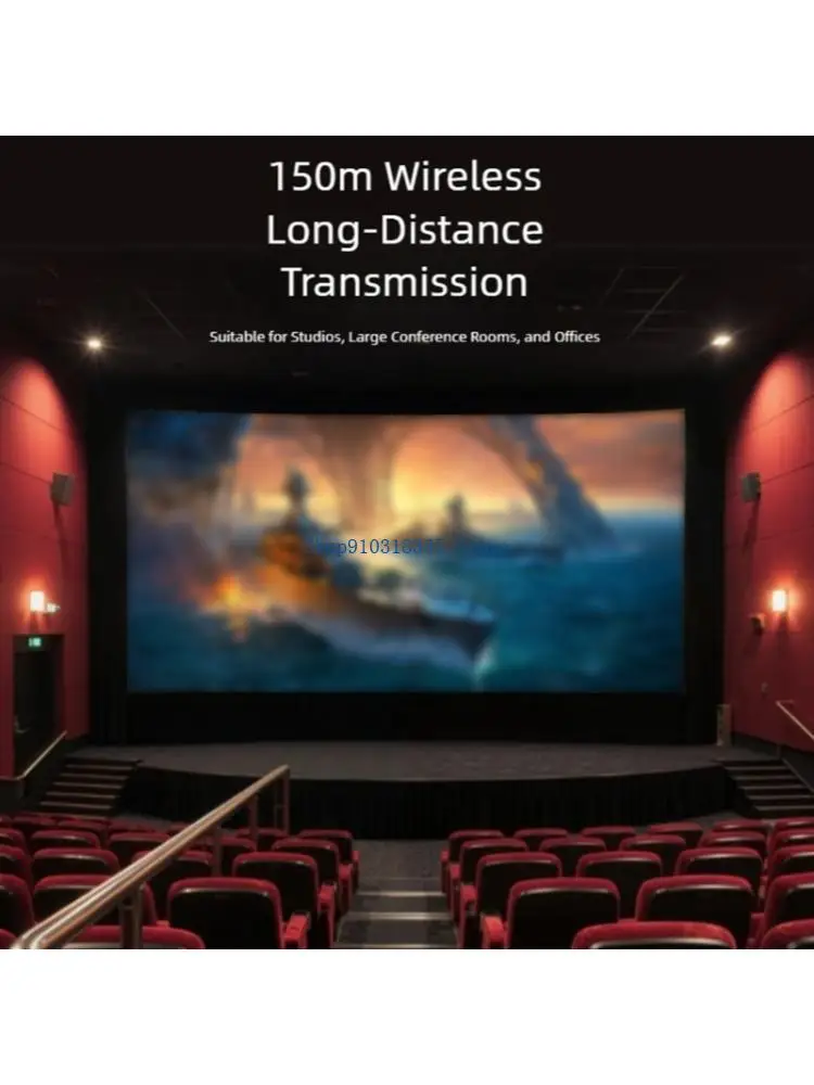 

2PCS Video Wireless Extender Supports 1080p Resolution at 150m Distance