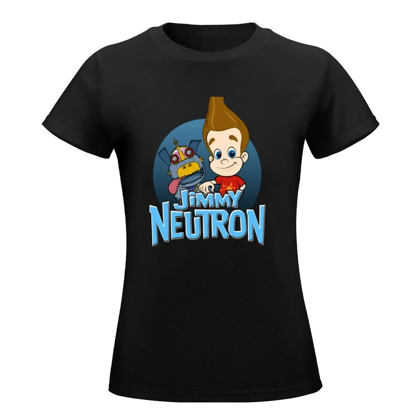 Men's-Jimmy-Neutron-and-GoddardTee-Size -Small T-Shirt sports fans blacks Women's t-shirt