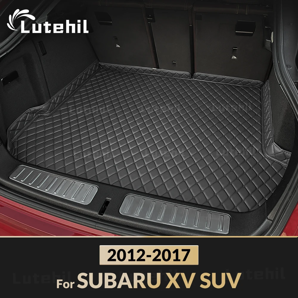 Lutehil tapete tronco do carro para subaru xv suv 2012 2013 2014 2015 2016 2017 acessórios de carro personalizados decoração interior automóvel