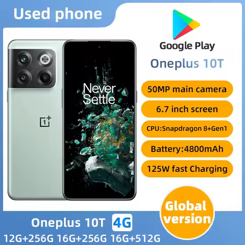 Oneplus 10T 5G SmartPhone CPU Qualcomm Snapdragon...