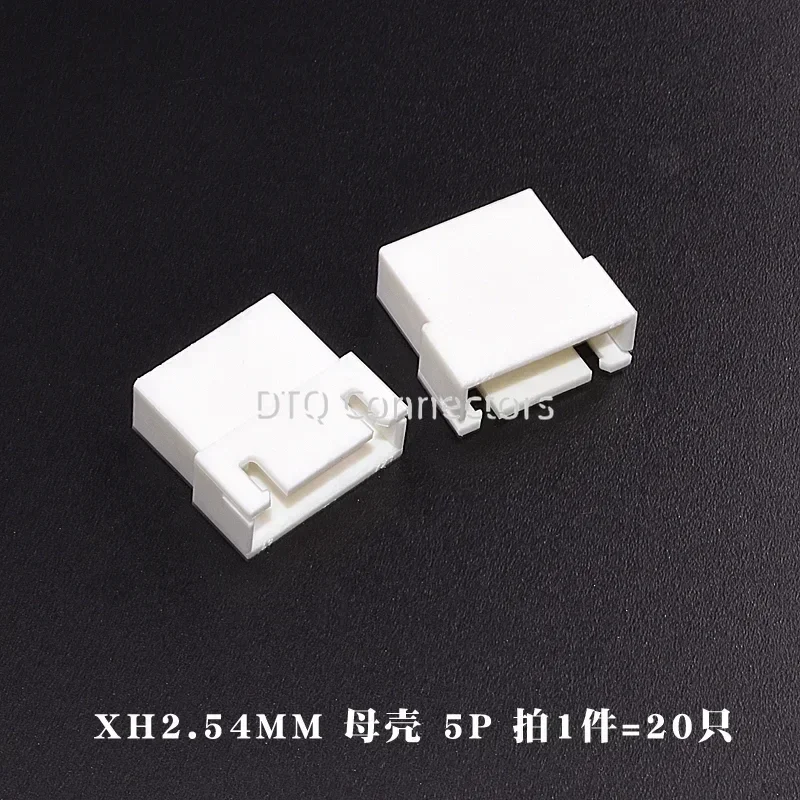 20Pcs XH2.54 TJC3 Female Connector Housing 2.54mm Pitch 2P/3P/4P/5P/6P/7P/8P/9P/10 Pin XH Air Docking Plug Plastic Shell