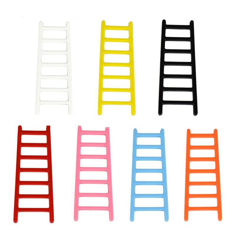 5 قطعة سلم بلاستيكي صغير ملون كعكة الديكور زخرفة الأثاث حفلة عيد ميلاد كعكة لوازم الديكور