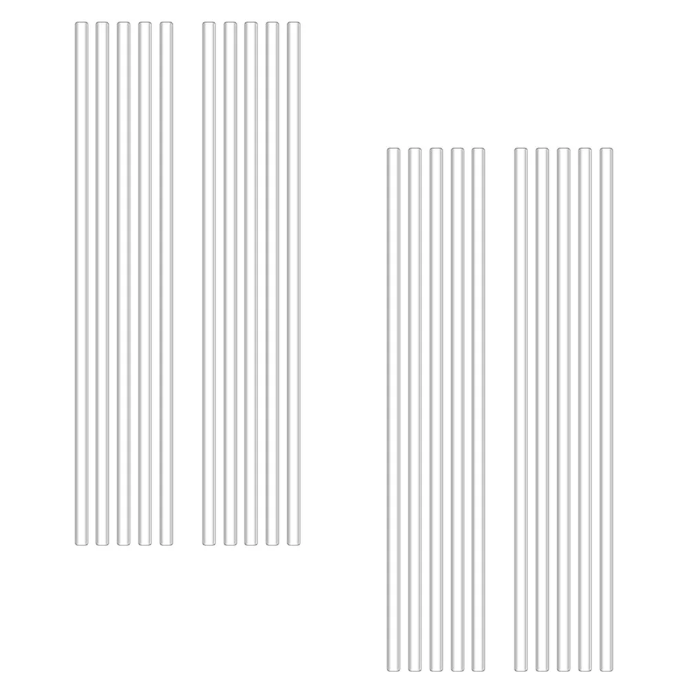 

100pcs Acrylic Stirring Rods Lollipop Sticks White Transparent Reusable Craft Bars Tools Cake Candy Making Chocolate Sugar