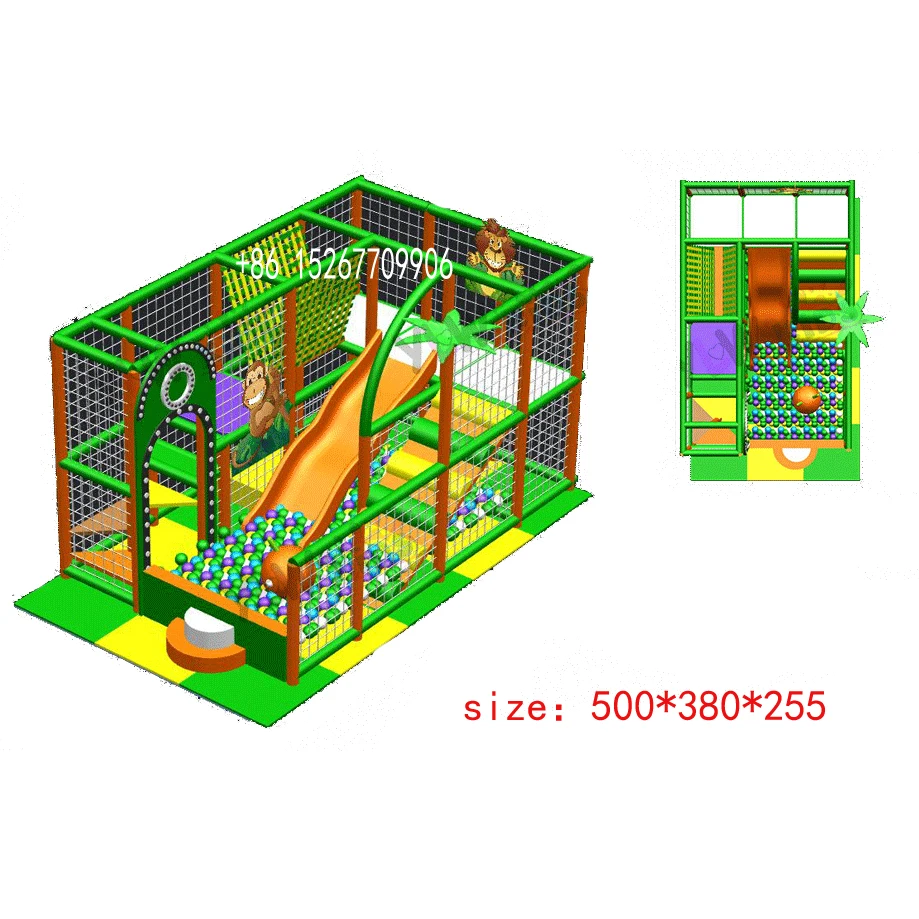 YLWCNN Kids Small Playground Baby Slide Ball Pool Maze Amusement Paradise Customized Made