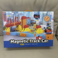 DIY Magnetic Building Block Rail Car - STEM Educational Construction Toy Kids Developmental Learning Gift Montessori Toy Gift