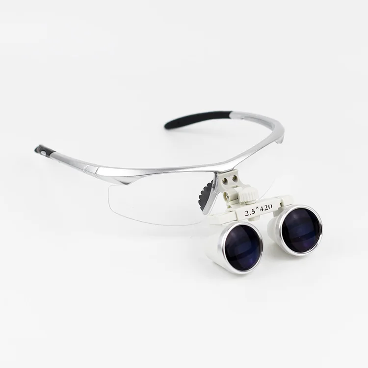 ENT Binocular Magnifier Headlamp Surgical Loupes with Light for Dentist