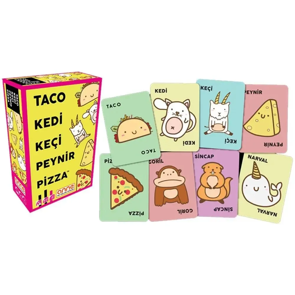 Taco Cheese Pizza Children\'s Toys Family Interactive Truth Or Dare Party Game Cards Truth Or Dare Cards Toy