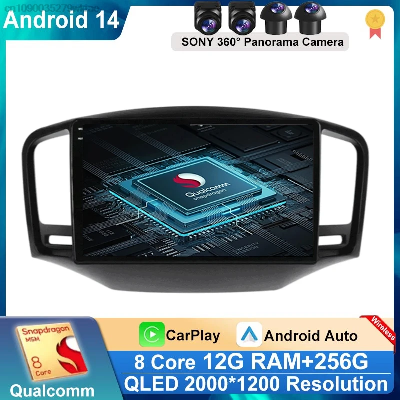 

Android 14 For Roewe 350 For MG 350 2010 - 2016 Car Radio Player Wireless Android Auto Bluetooth Mirror Link No 2din DVD 8 Core