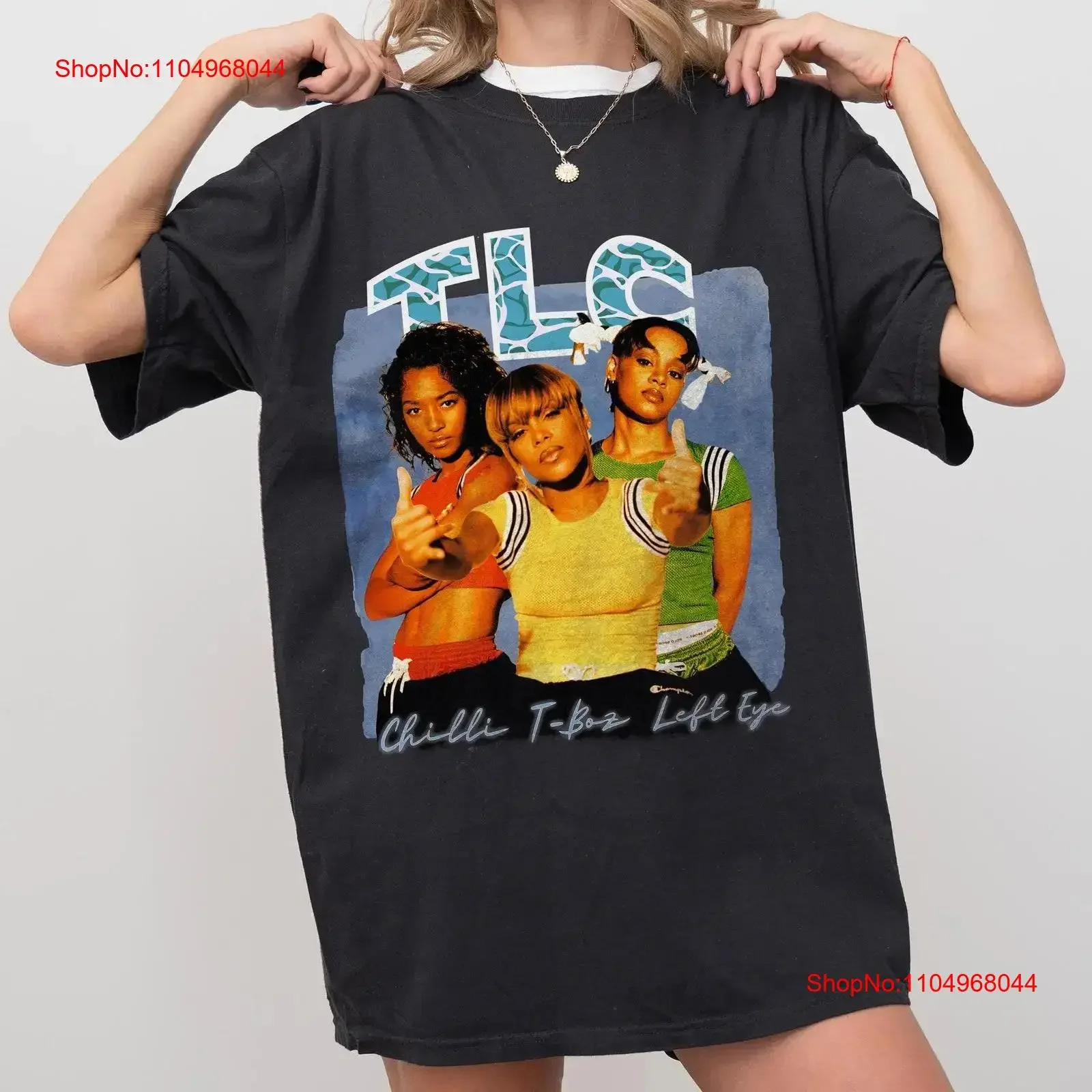 خمر TLC Bootleg الراب تي شيرت الشلالات الرجعية Rnb الفلفل الحار العين اليسرى Boz R B Group Merch خمر غسلها مصمم الملابس
