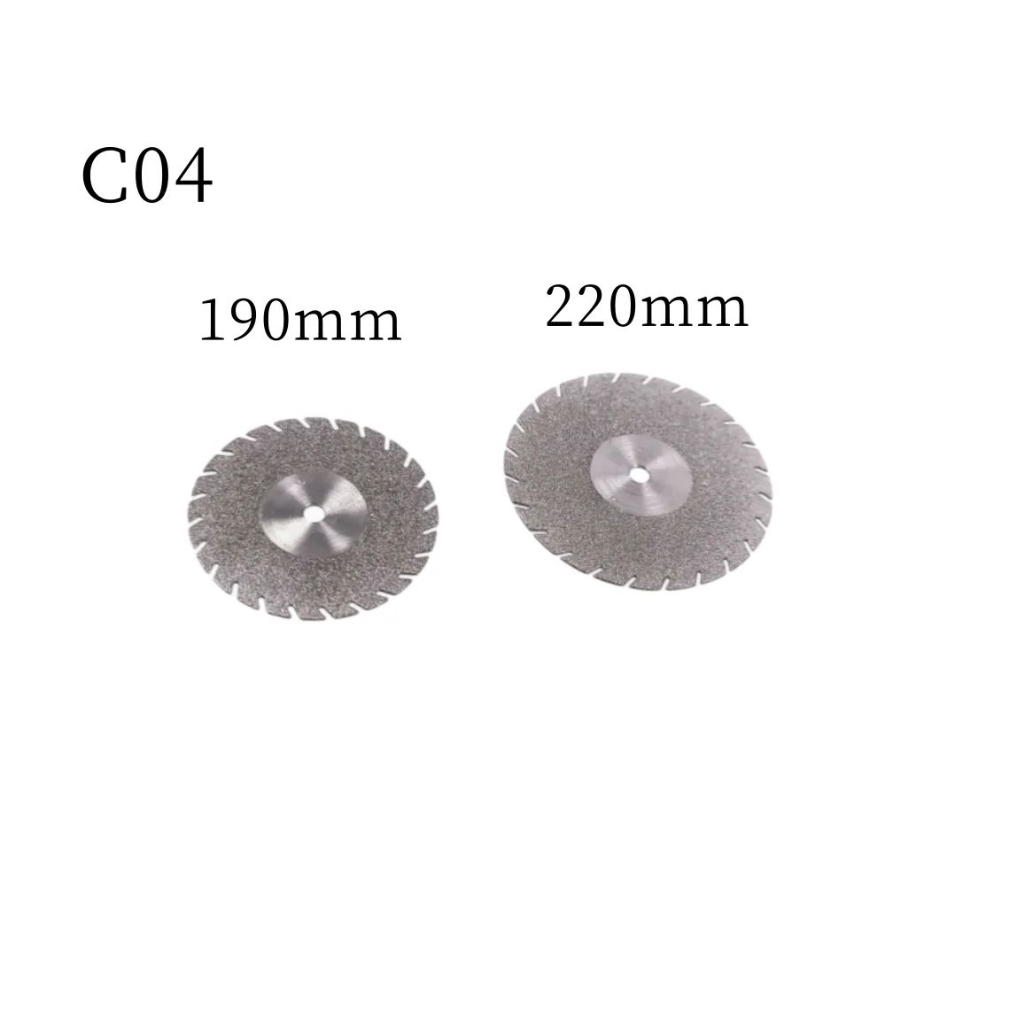 C04 19/22MMDental Diamond Disc Wheel Porcelain Teeth Cutting Polishing Thickness 0.2mm