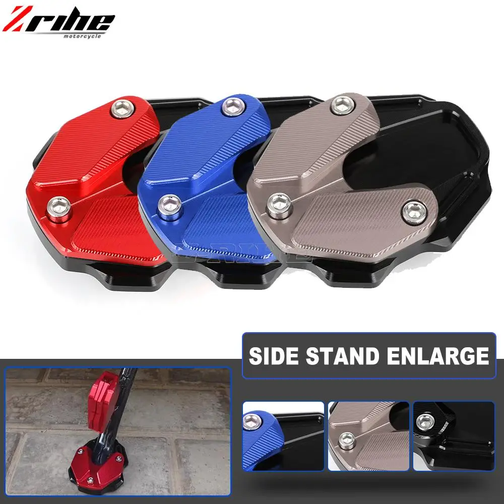 

2023 2024 Motorcycle Kickstand Side Stand Rear Footrests Pedals Enlarge Extender Foot FOR SUZUKI UY125 UU125 UE125 AllYears