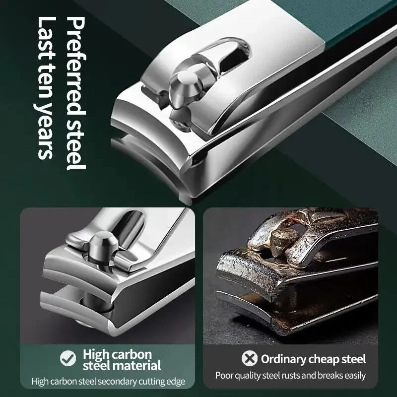 プロの爪切りセット,回転式レザーバッグ,トリマー,ペディキュアケアツール,マニキュアセット,ホームケアギフト,4個