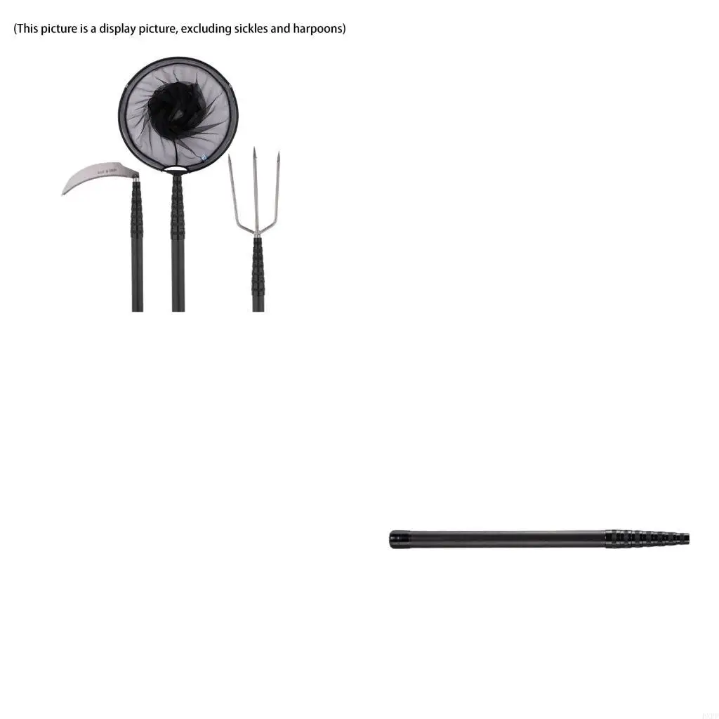 

Портативная рыболовная ручка столбы длинная рыболовная сеть телескопическая ручка углеродного волокна посадка сетки стержня