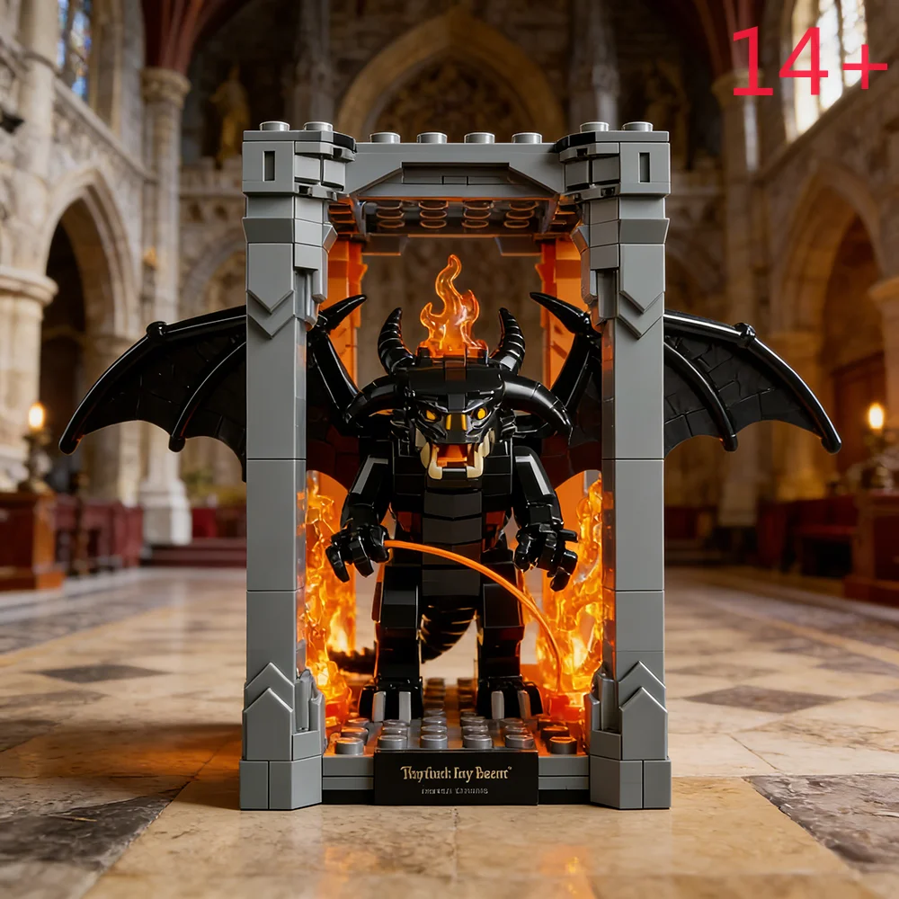 

Новый конструктор Creative10367 «Книжный уголок Балрогов»: креативные кирпичики для домашнего декора, игрушки для детей и взрослых, подарки на Рождество и День рождения