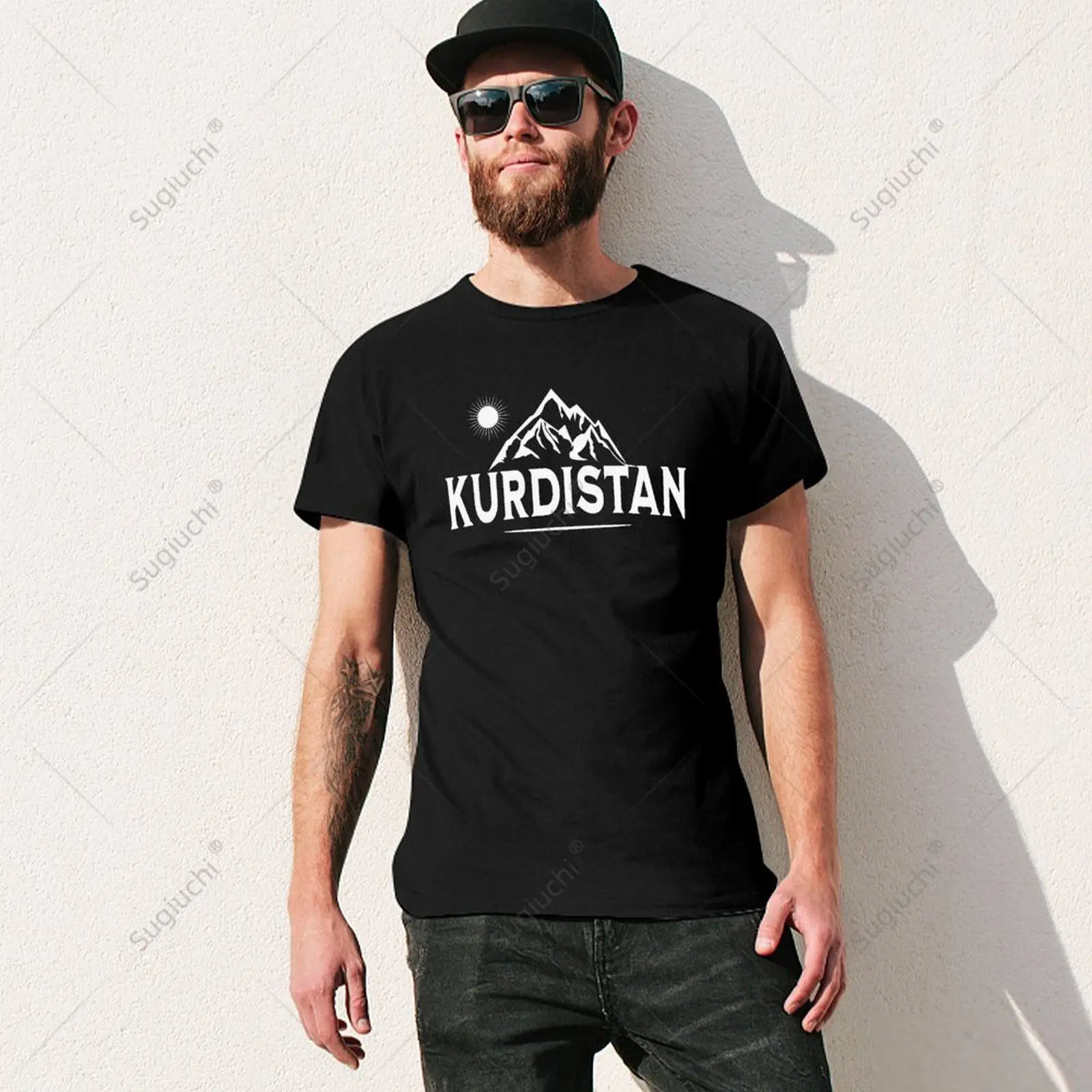 Unisex Men Kurdistan Mountains Kurds Kurdish Tshirt Tees T Shirts Women Boys 100% Cotton T-Shirt