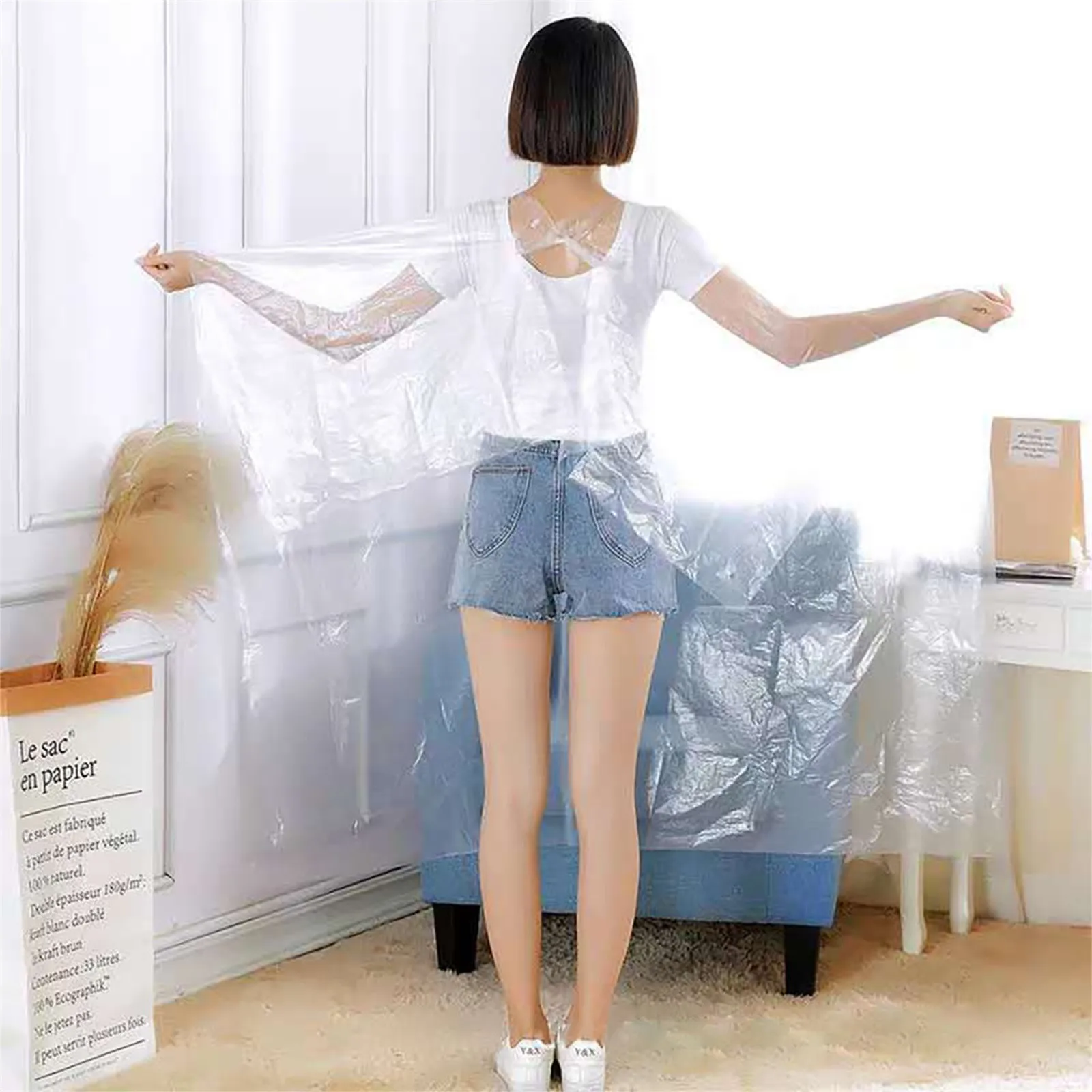 100 قطعة تصفيف الشعر المتاح كيب قص الشعر تصفيف الشعر عباءة الحلاق الشفاف صبغ الشعر شال 160x120 سنتيمتر