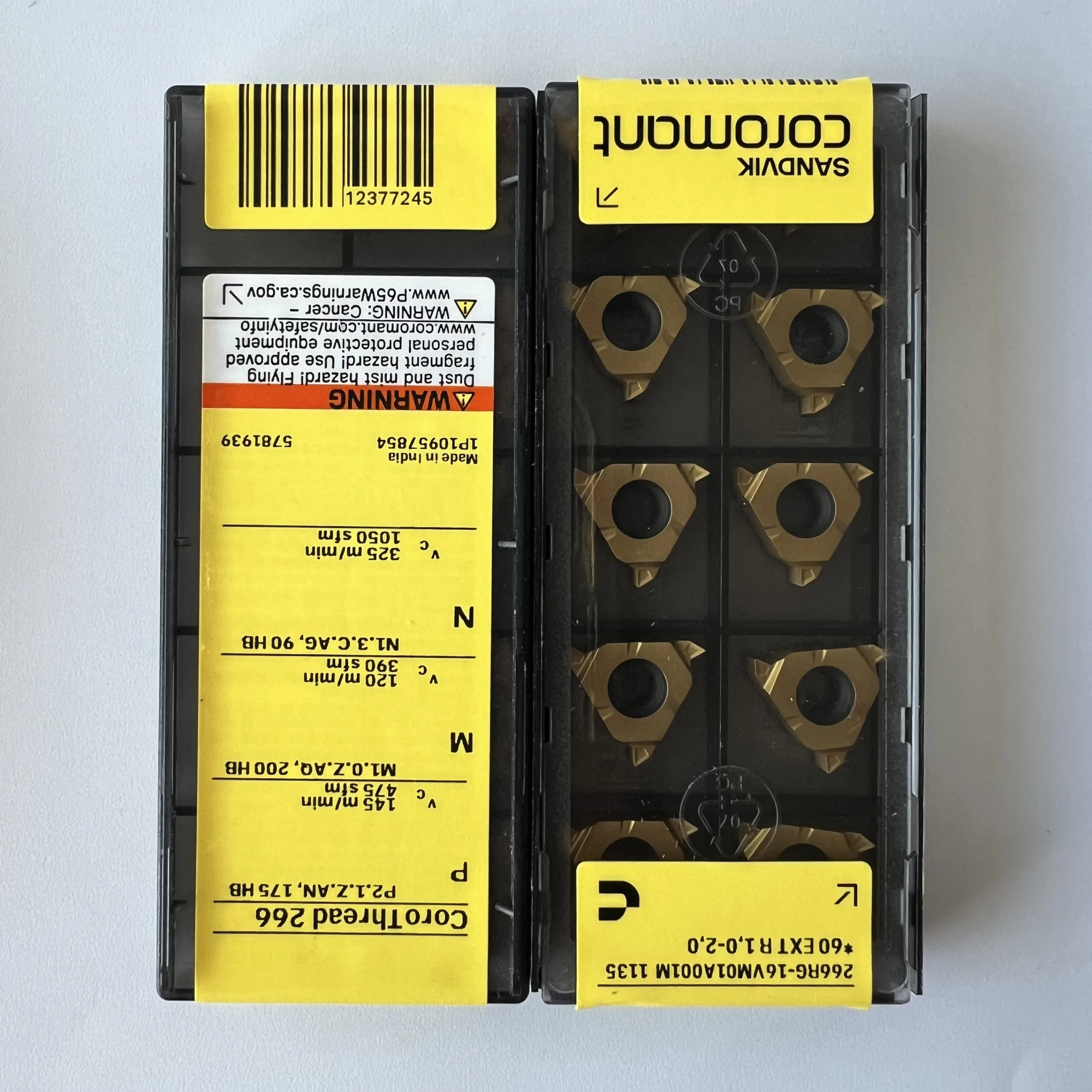 

266RG-16VM01A001M 1135 / Original product CNC cemented carbide blade 10 Pcs