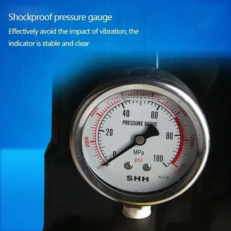 QQ-700 مضخة هيدروليكية كهربائية محمولة صغيرة جدًا مضخة كهربائية مضخة ضغط الزيت الهيدروليكي 70mpa 220 فولت/1200 وات #3