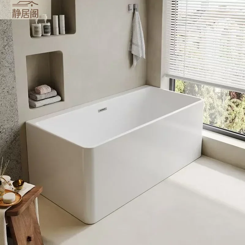 y24- B & B small apartment batub seamless integrated adult home independent thermal insulation rectangular deep bubble