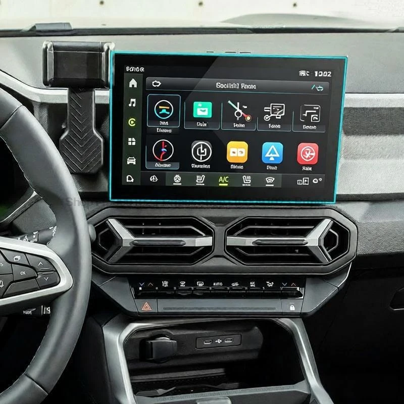 

Закаленное стекло для Dacia Duster 3 2024 2025 2026 10,1 дюйма, автомобильная навигационная пленка для экрана Duster III 2024 2025 2026, аксессуары