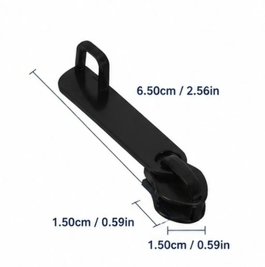 8Pcs Double Layer Explosion Proof Zipper Pull Replacement Anti Theft Suitcase Backpack Travel Bag Luggage Repair Kit Detachable