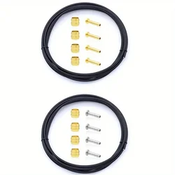 Hydraulic Disc Brake Hose Tube Pipe Housing For Shimano SM-BH59/90 W/4 Pair Compression Bushing&Needle For Terktro Magura Sram