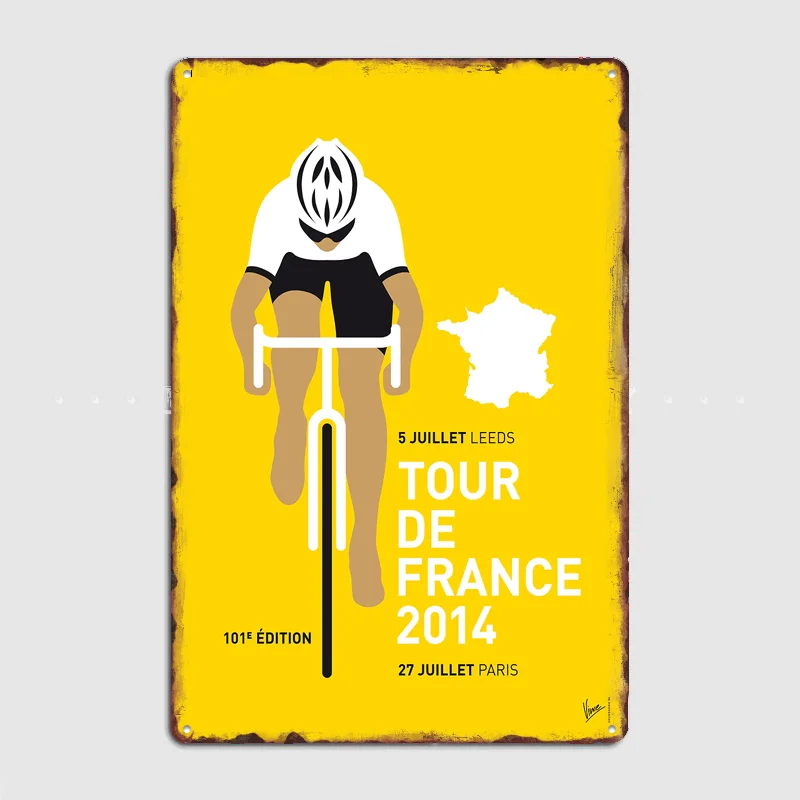 MY CYCLING MINIMAL POSTER 2014 Poster Retro Custom Sign Club Bar Indoor Wall Vintage Posters Room Decoration Home Decor