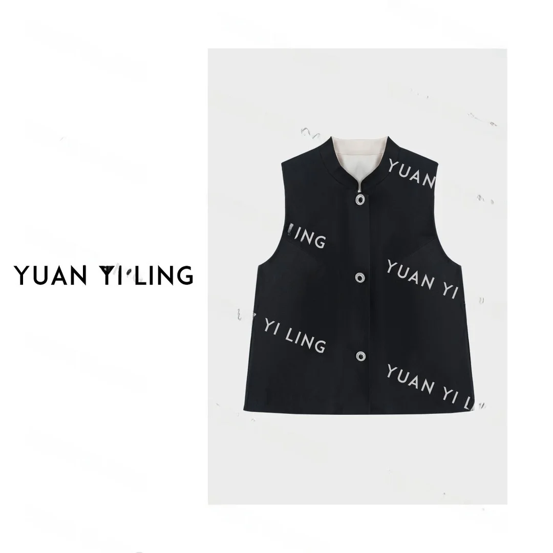 

Классический китайский шелковый атласный жилет от Yuan Ling из весенней коллекции: модная женская верхняя одежда премиум-качества