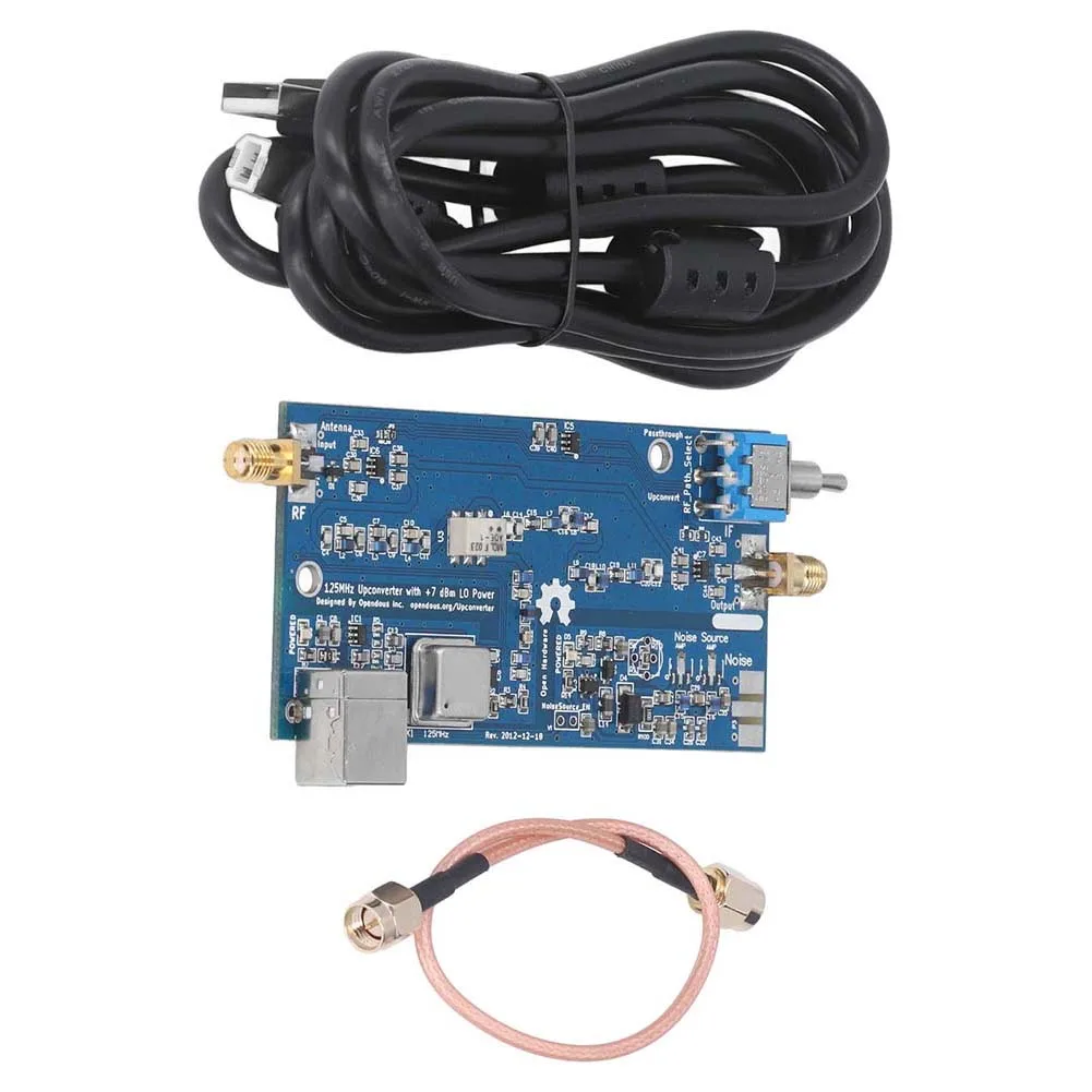 125MHz Upconverter Kit With Wiring Cable Data Cable Variable Frequency Upconverter Board For RTL2832+R820T2 Receiver Accessories
