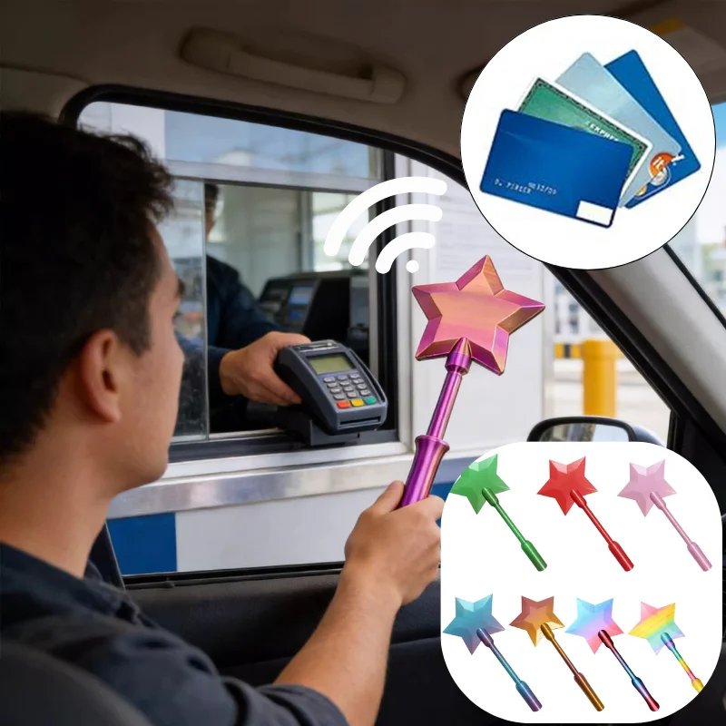 3D Printed Card Holder Wand Tap To Pay Portable Contactless Credit Card Holder Fun Magical Payment Wand Gift